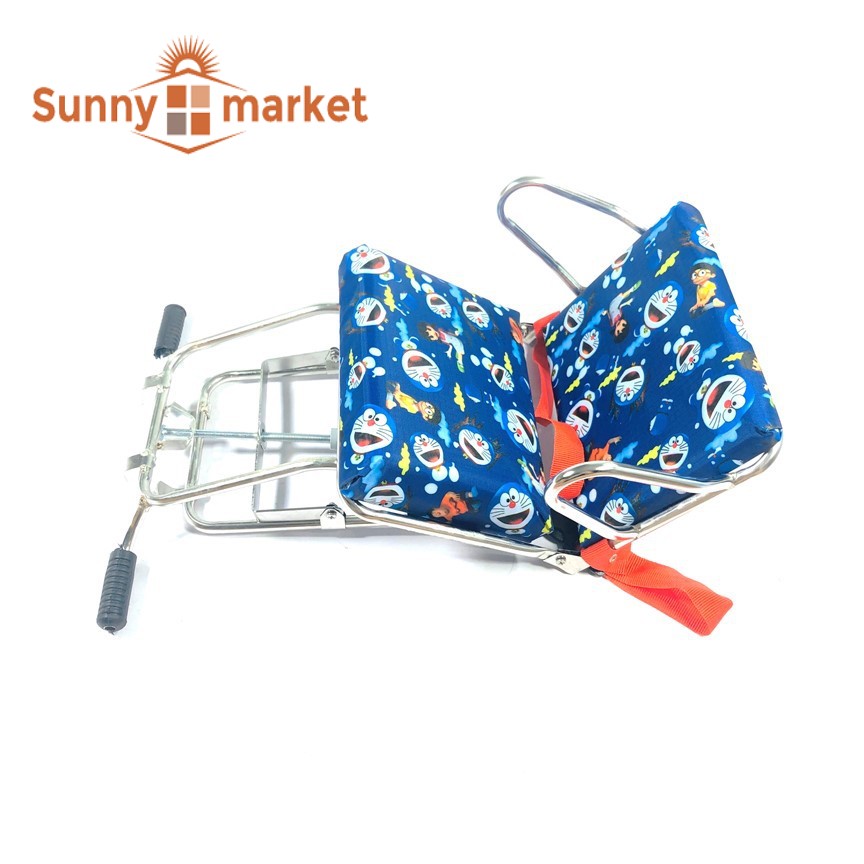 Ghế xe máy ghế ngồi trước có tựa lưng cho em bé dành cho xe số Yamaha: Jupiter, Sirius