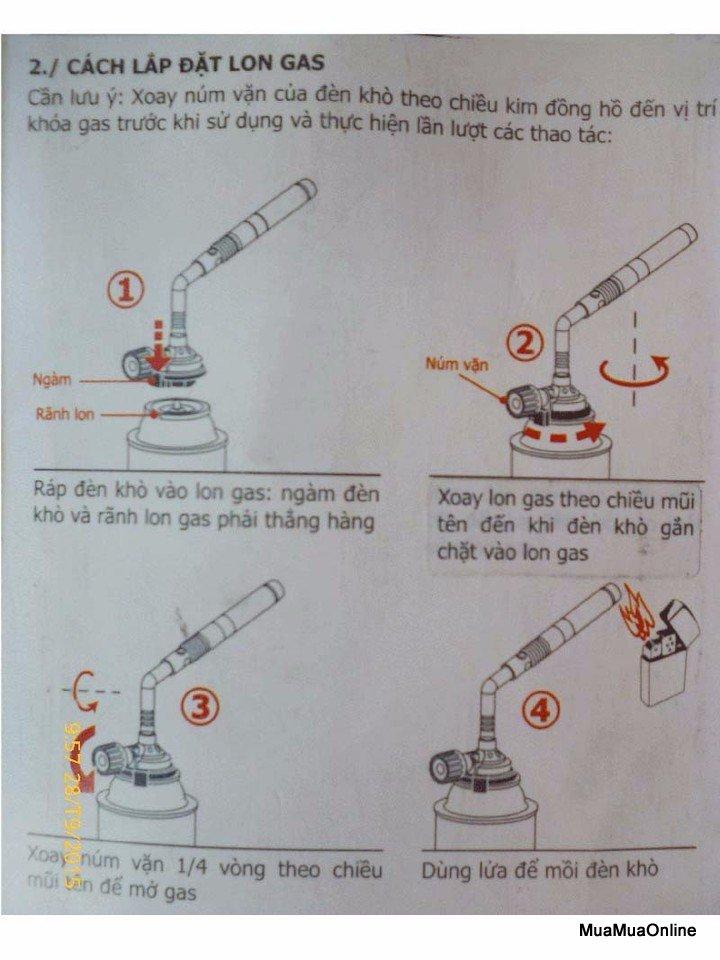 Đèn Khò Hàn Kovea KT-2108 2 Ống Cao Cấp
