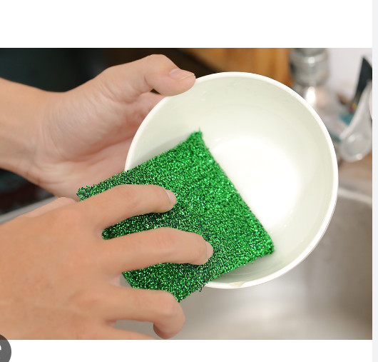 Bộ 4 Miếng Cọ Rửa Chén Bát, Cọ Xoong Nồi