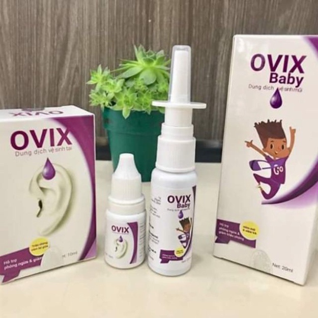 Dung dịch vệ sinh mũi Ovix Baby ( 20ml )