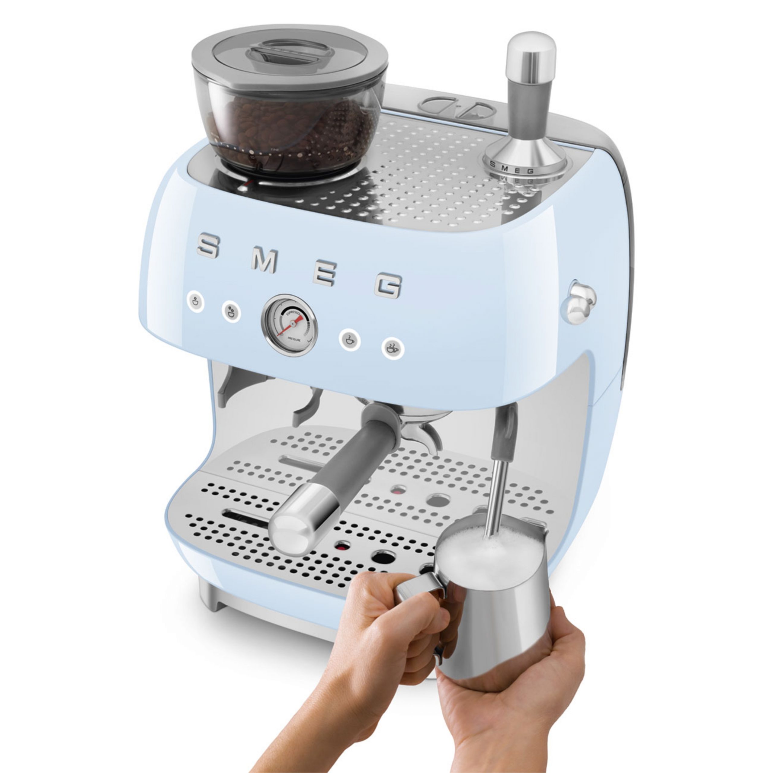 Smeg Retro Semi-Automatic Espresso Machine, SMEG EGF03