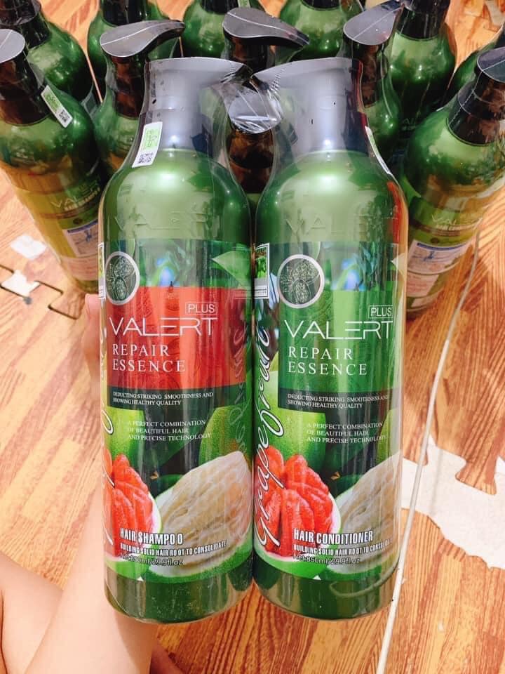 Cặp Dầu Gội xả Bưởi Cao Cấp GRAPEFRUIT VALER 850mlx2