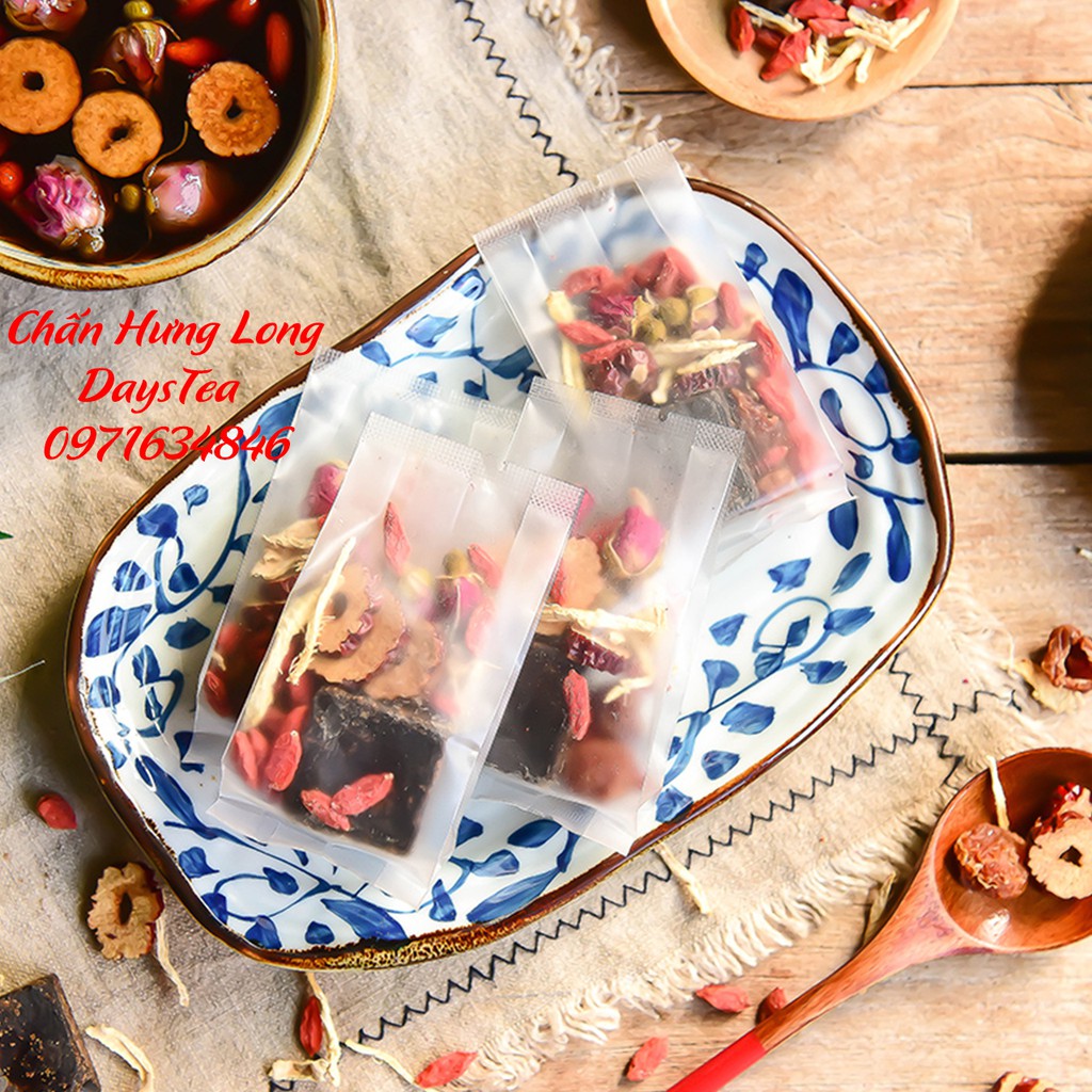 Set trà Gừng Đường đen