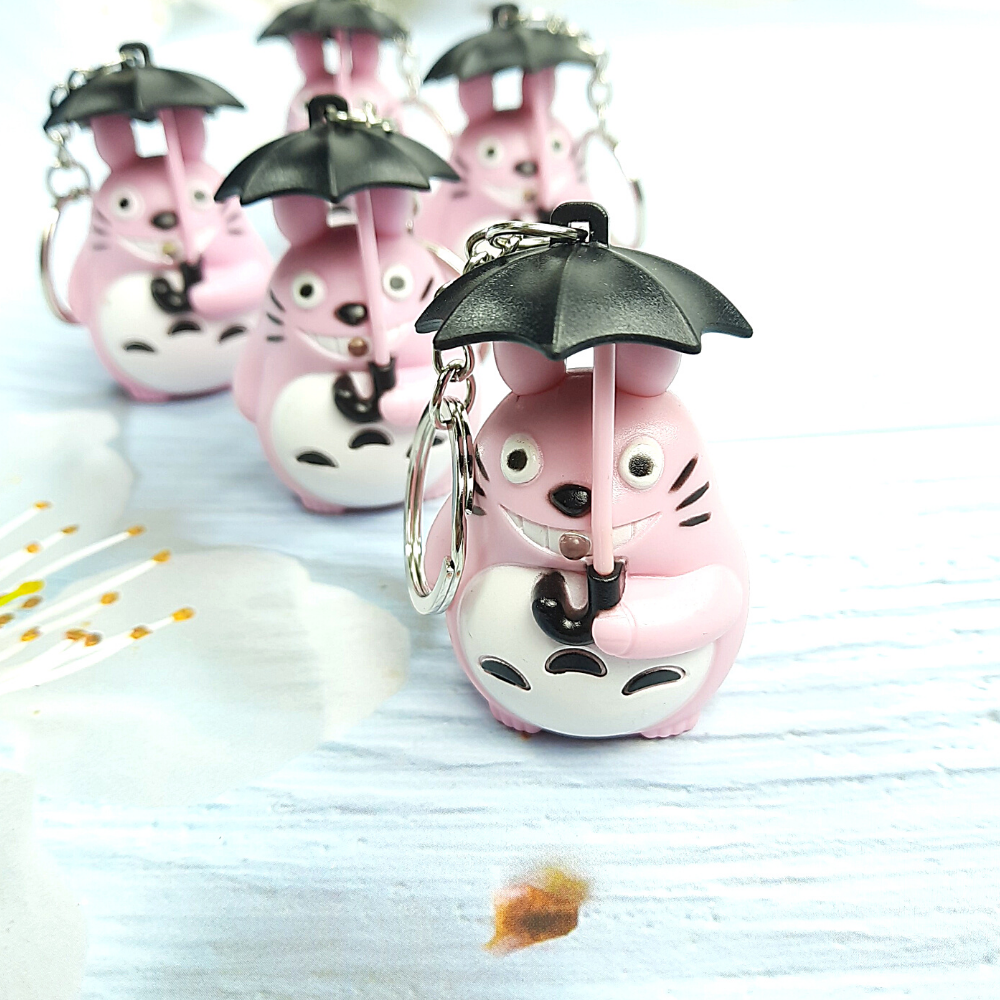 [HCM]Móc khóa Totoro đèn LED - Cầm Ô