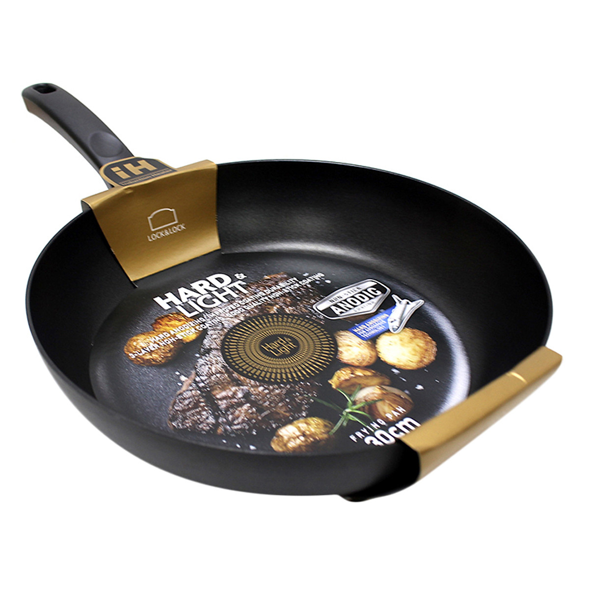 Chảo Cookplus Hard&Light nông lòng 24CM LHB2243-IH