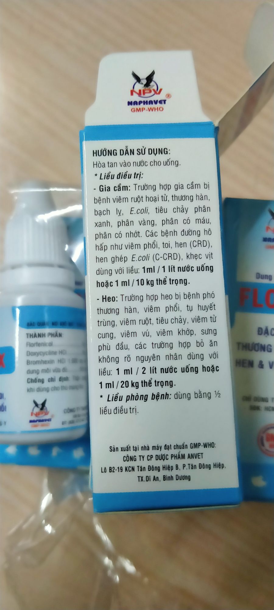 gà khò, hen khẹc, xổ mũi flodox 10ml x 2lọ