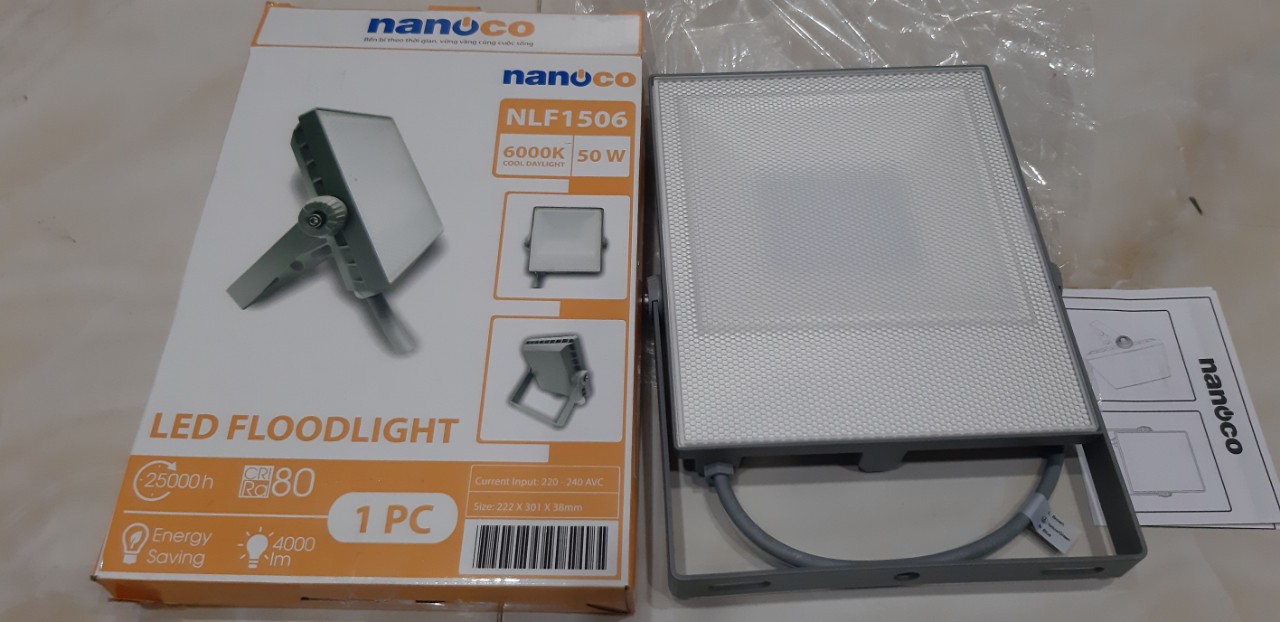 Đèn pha led 50w nlf1503- ánh sáng vàng / nlf1504- ánh sáng trung tính / nlf1506- ánh sáng trắng nanoco