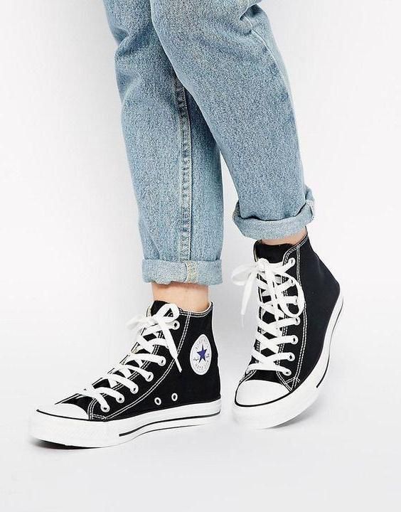 [Full Box] Giày Converse Classic Black White - Đen Trắng