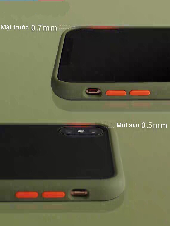 Ốp Lưng Iphone 6, 6s, 6s plus, 7 plus, 8 plus,  Xsmax lưng nhám chống vân tay