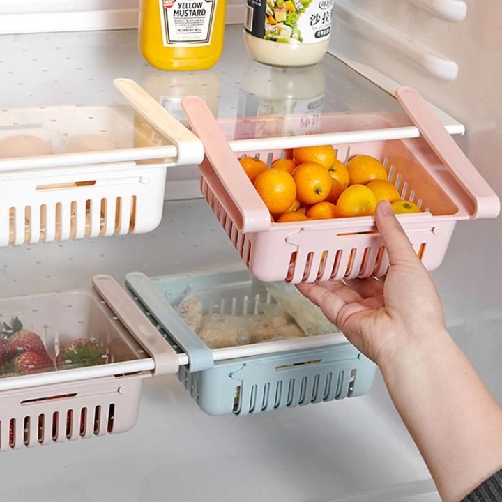 Khay Đựng Thức Ăn Để Tủ Lạnh Gấp Gọn - AT