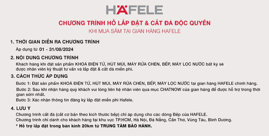 Máy rửa chén độc lập Hafele HDW F60C (533.23.200)