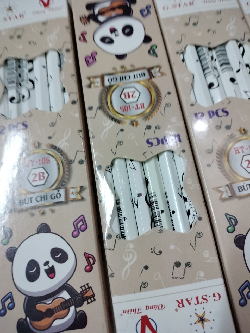 Bút Chì Gỗ 2B - HT105 Gstar (hộp 12 cây)