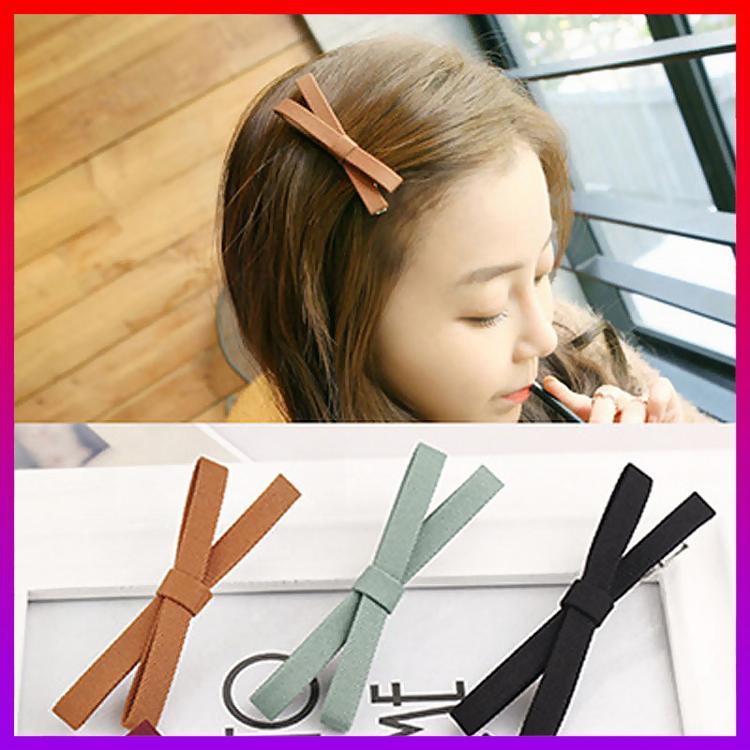 [HCM]Combo 2 Kẹp tóc chéo Đính nơ HÀN QUỐC - NHShop