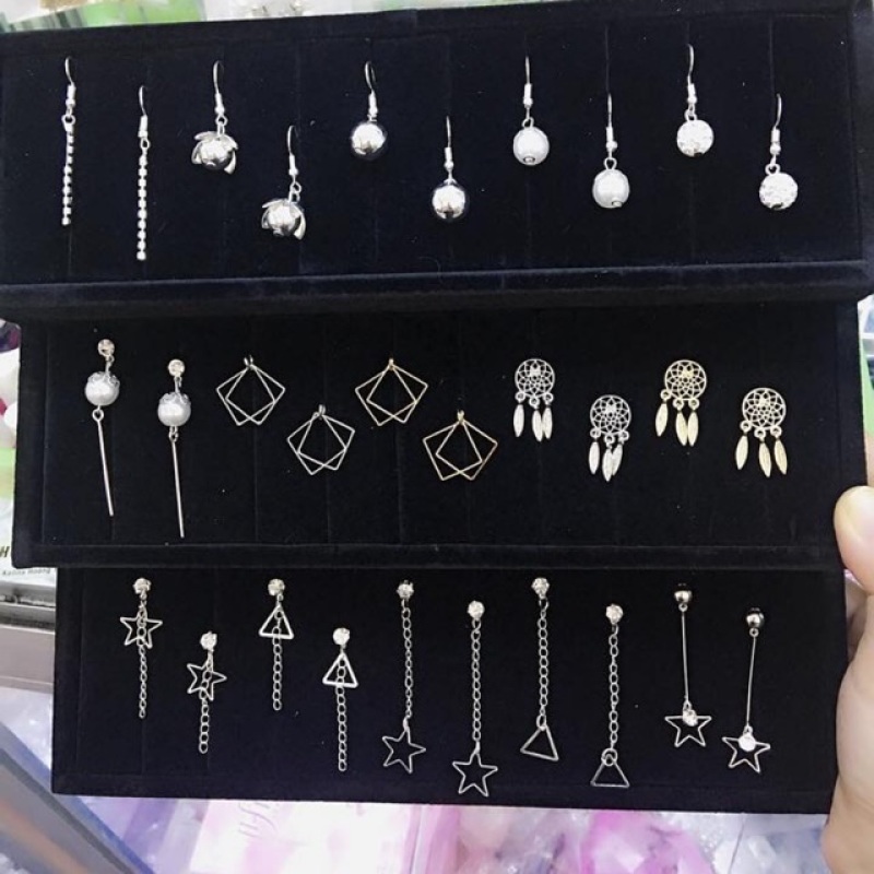 Combo sỉ 70 đôi khuyên tai