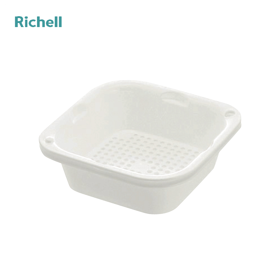 BỘ RỔ CHẬU NHỰA KHÁNG KHUẨN LEI RICHELL (S-TRẮNG)
