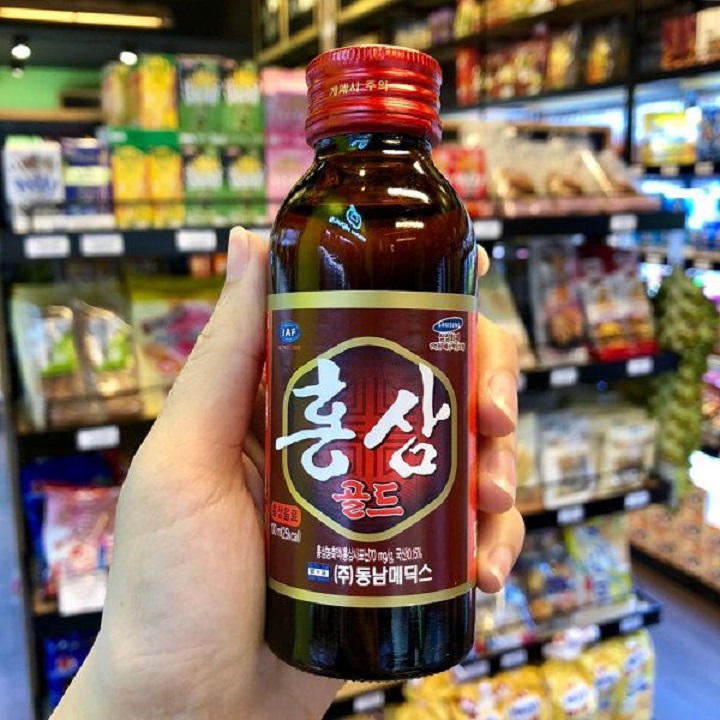 Nước hồng sâm Hàn Quốc Red Ginseng [Hộp 10 chai]