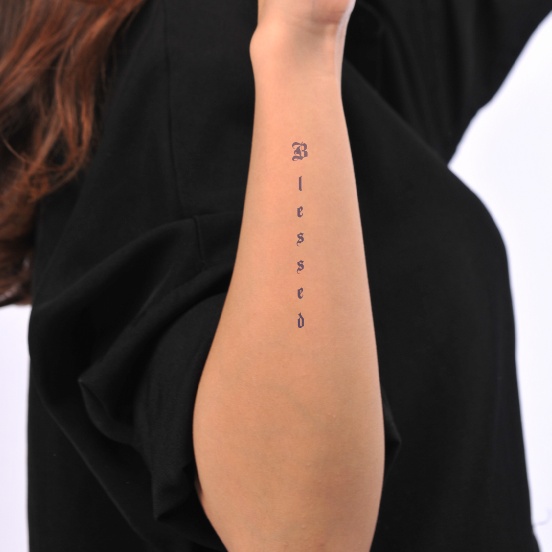 Hình xăm chữ ở cổ - Word Tattoo - VNStyle Tattoo