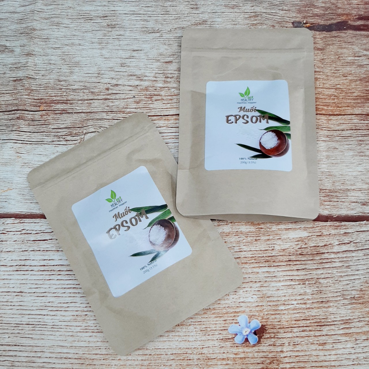 Muối Epsom Viethealthy - Bịch 200gr