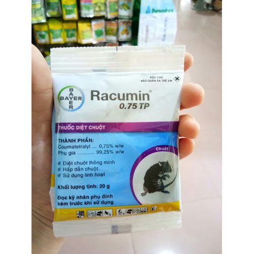 Thuốc Diệt Chuột Racumin TP 0.75 (1 gói).