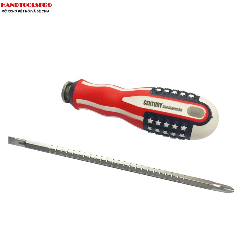 Tu vít cán cờ mỹ có tăng đưa 6x150mm century 9008-150