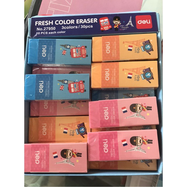 1 Cái Gôm Tẩy màu deli