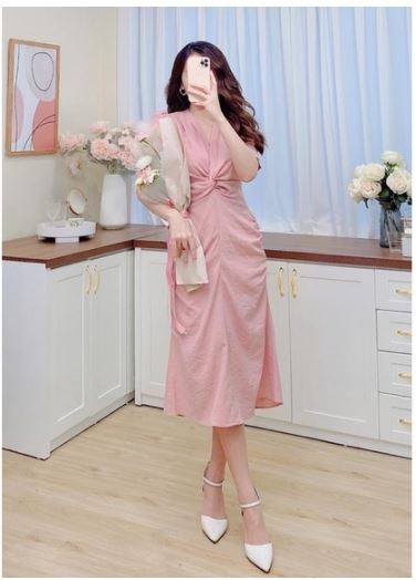 ĐẦM CHỮ V XOẮN NGỰC MỚI