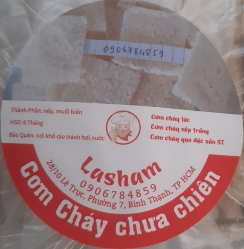 Cơm cháy tròn chưa chiên Lasham