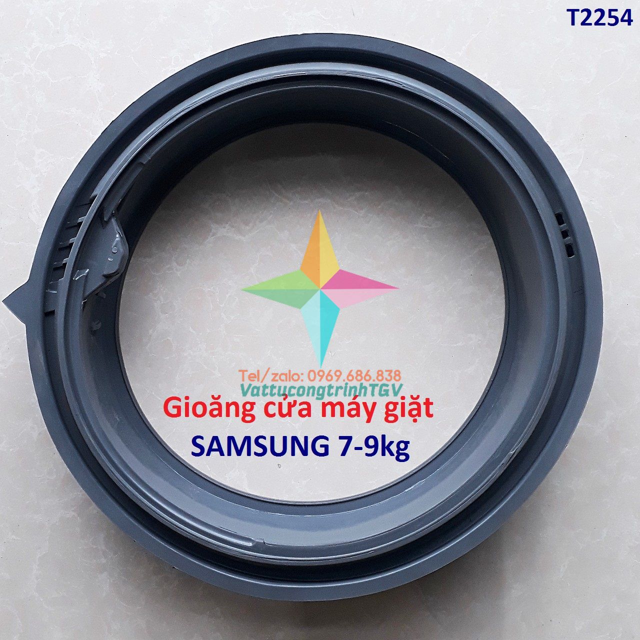 Gioăng cao su kiểu DC64-03198 cửa máy giặt SAMSUNG từ 7-9 kg Model J4-J5-K4-K5-K6 - WW80J42G0BW-WW80K52E0WW-WW90K52E0WW-WW90J54E0BW/SV 