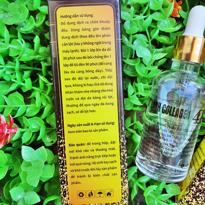 [HCM]Thay da sinh học - Nước lột Collagen 3D 4K 50ml