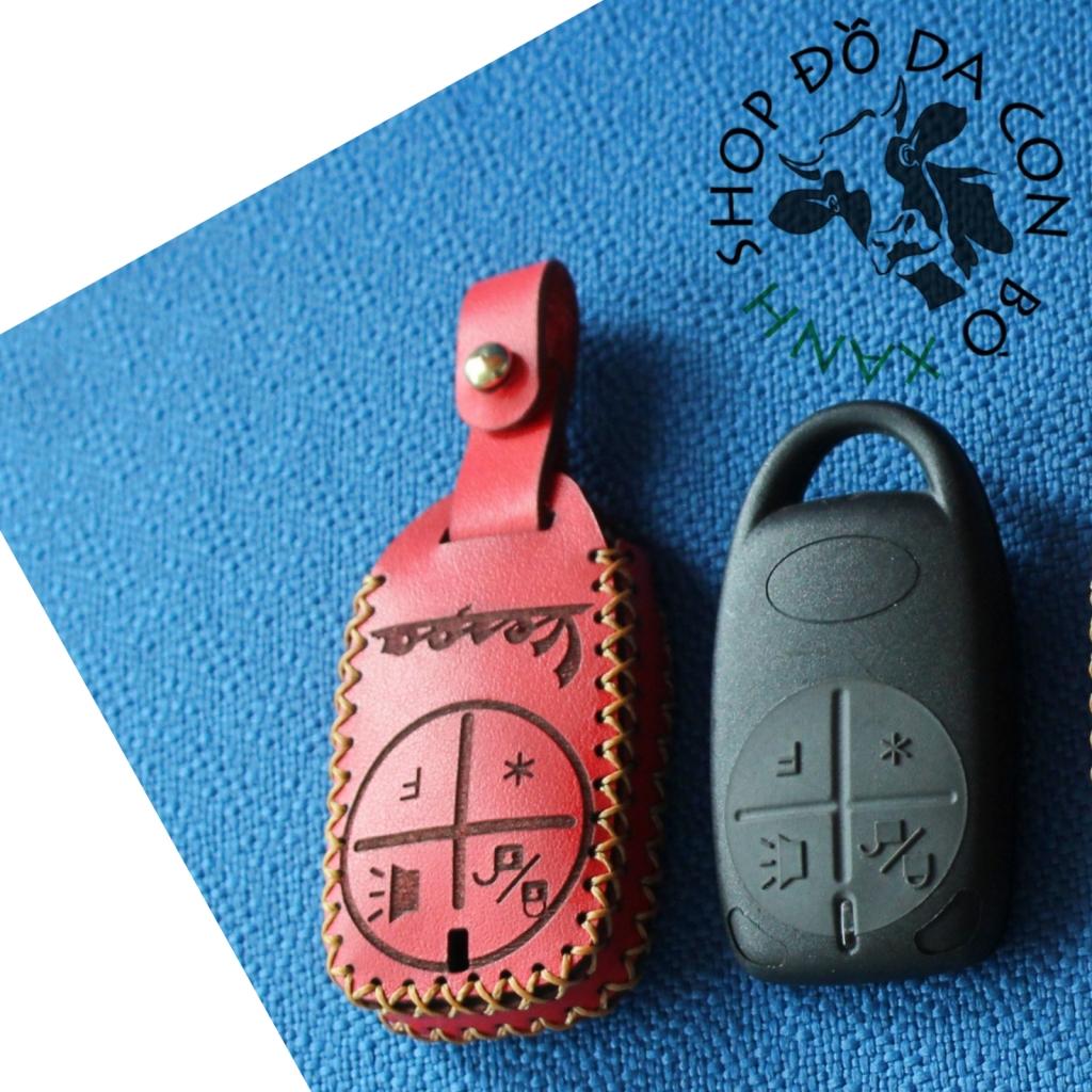 Bao Da Chìa Khóa Vespa, remote tìm xe handmade da thật