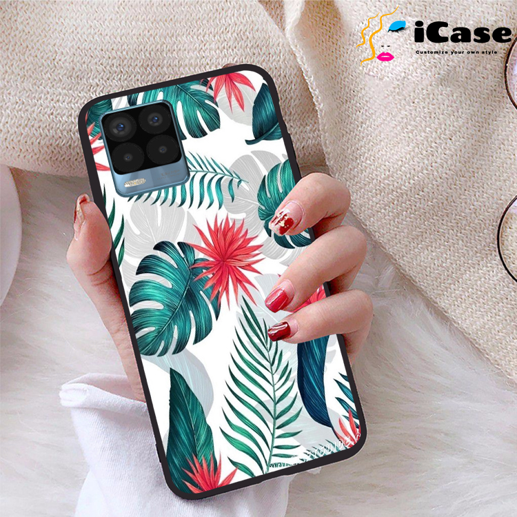 Ốp lưng Realme 8 Pro viền dẻo TPU BST Hoa