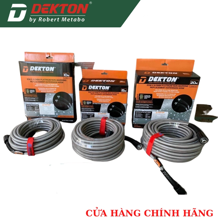 Dây áp lực Dekton 10-15-20M Dùng Cho Máy Rửa Xe