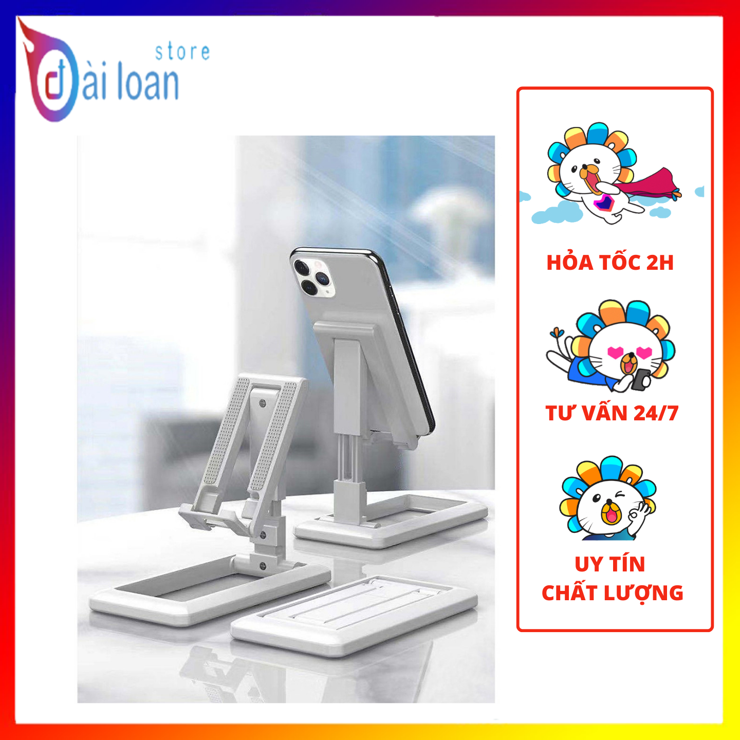 [HCM]Giá đỡ điện thoại gấp gọn tiện dụng