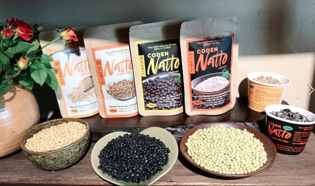 CODEN NATTO ĐẬU GÀ BỘT 100GR- LÁ TÍA TÔ