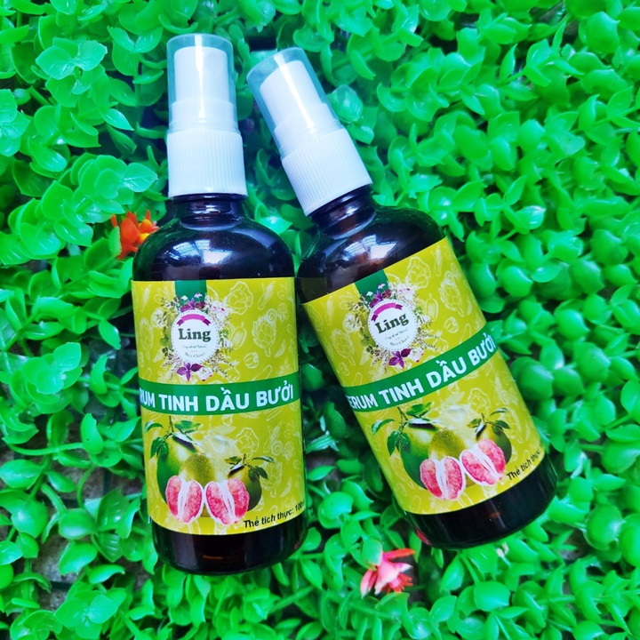 [HCM]Tinh dầu bưởi mọc tóc hói gàu Ling 100ml