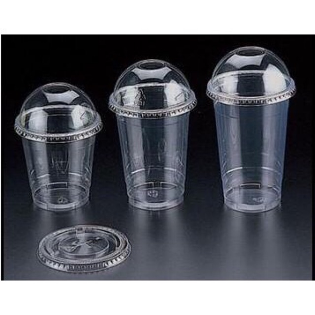(Bán Sỉ) - Combo 50 Chiếc Cốc Nhựa Dùng Một Lần Nắp Cầu