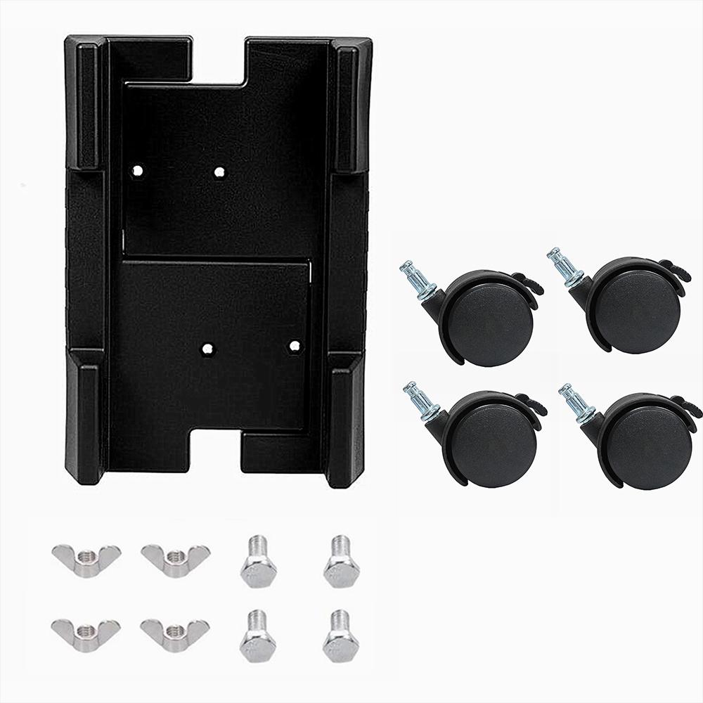 Arealer Giá Để Sàn Máy Tính Để Bàn Di Động Bánh Xe Lăn Giá Đỡ Tháp PC Có Thể Điều Chỉnh Độ Rộng (Màu Đen)