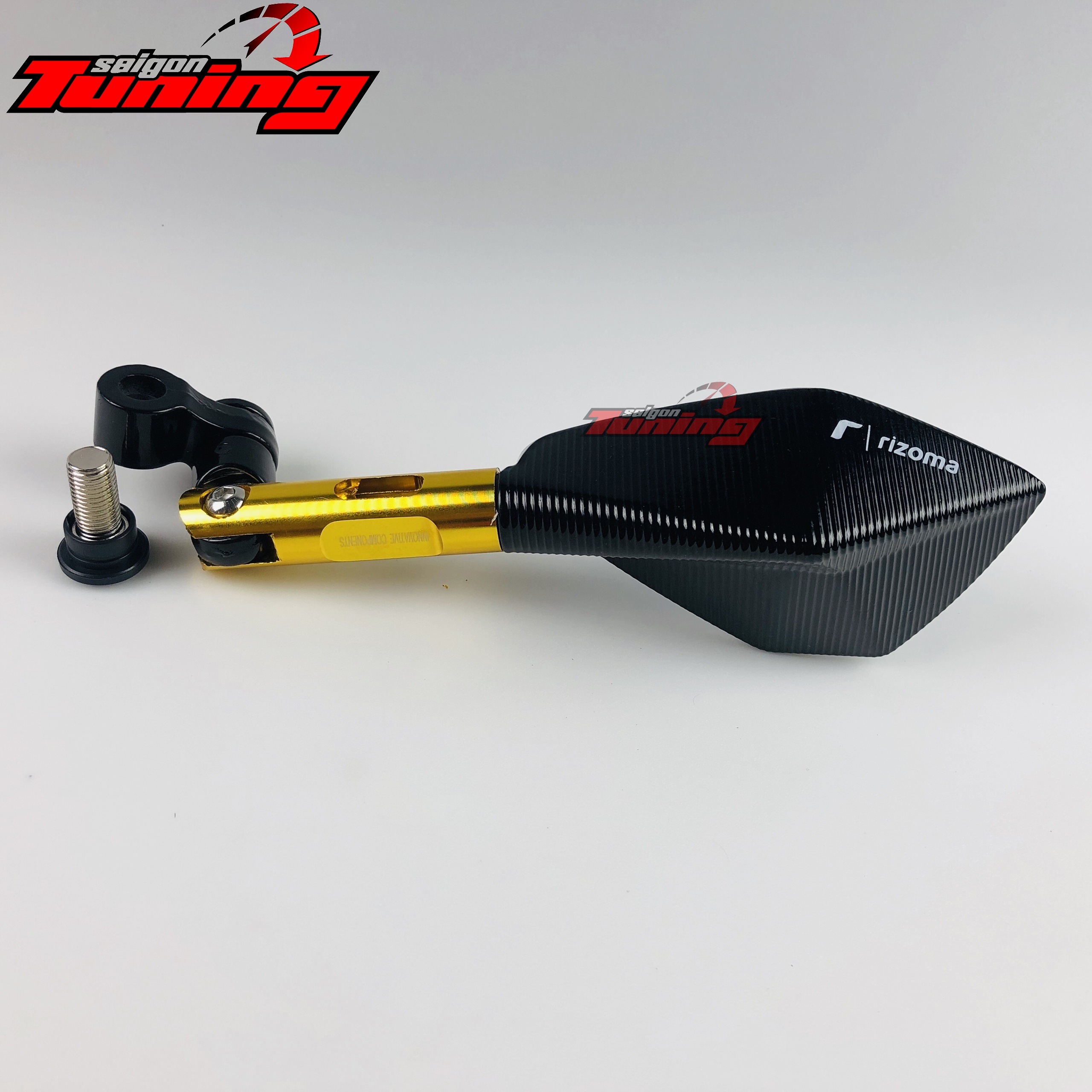 [HCM]Kính ( gương) trái chiếu hậu - Màu vàng Gold SaigonTuning