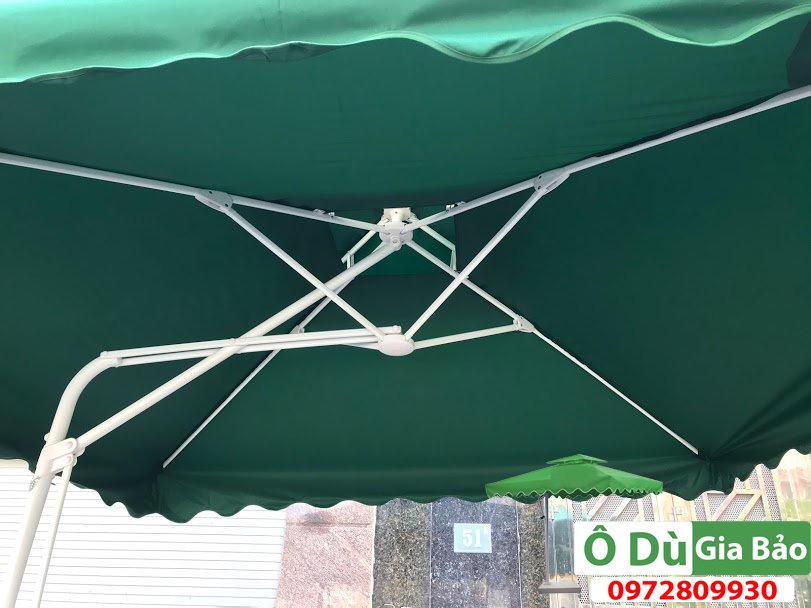 Vải Mái Ô Lệch Tâm Vuông 2.5Mx2.5M ( KHÔNG CÓ KHUNG ĐI KÈM)