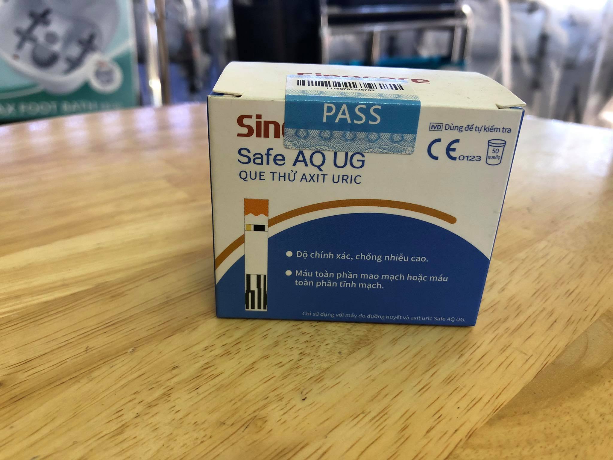 Que thử axit uric Safe AQ UG