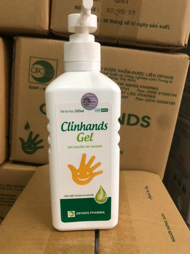 Dung dịch rửa tay khô Clinhands Gel chai 500ml