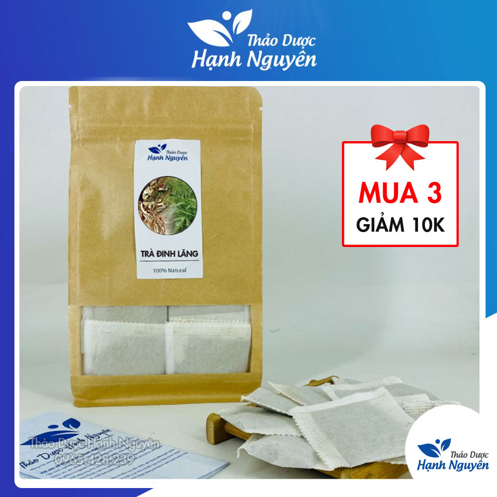 Trà đinh lăng túi lọc, 50 túi x 3g, trà an thần, ngủ ngon, tốt cho mẹ và bé - Thảo dược hạnh nguyên