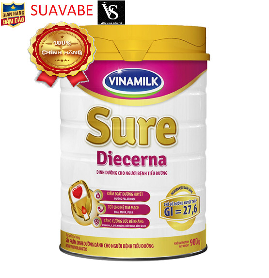 Sữa Bột Vinamilk Sure Diecerna - Hộp Thiếc 900g