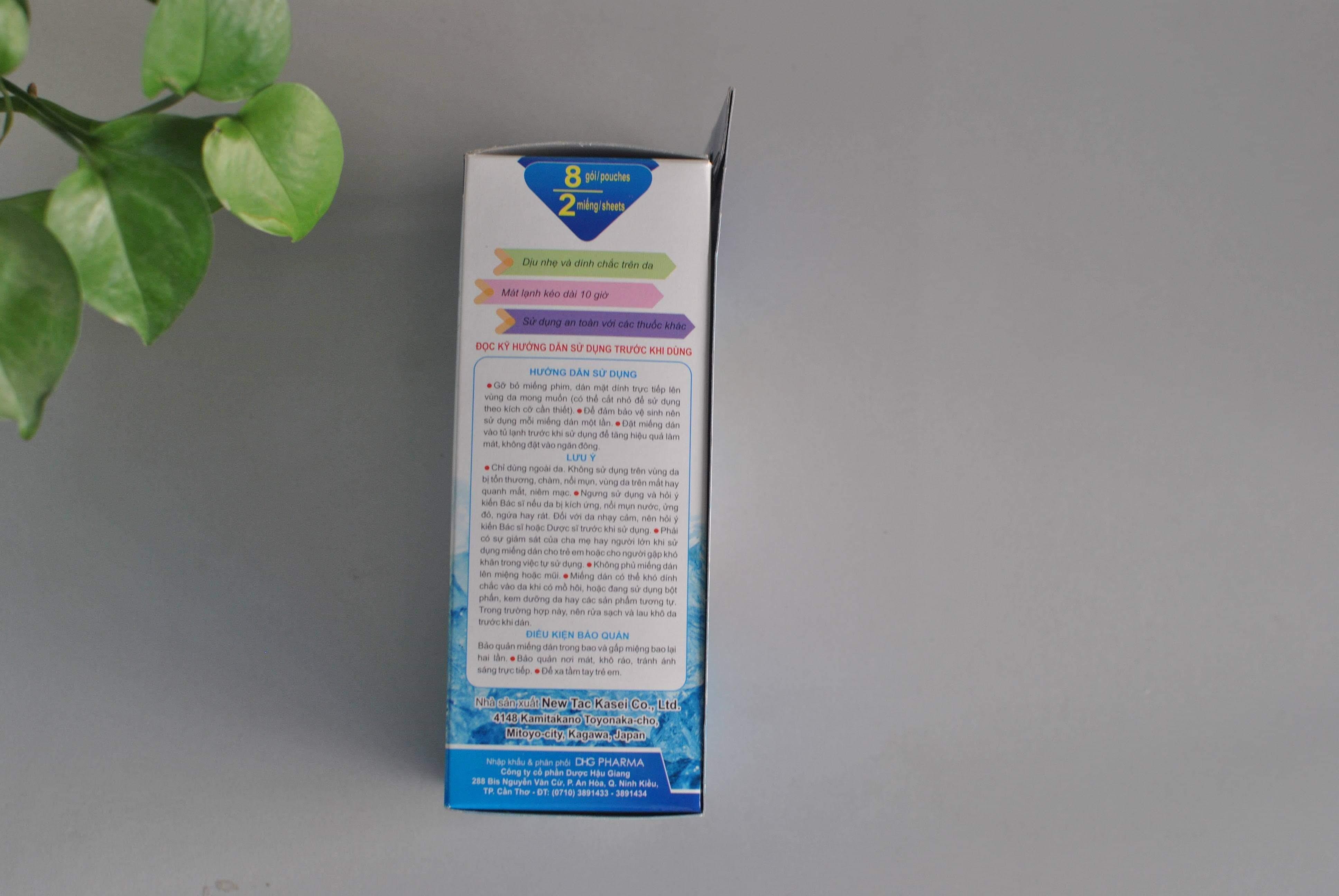 MIẾNG DÁN HẠ SỐT MITOYO COOLING PATCH (TÚI 2 MIẾNG)