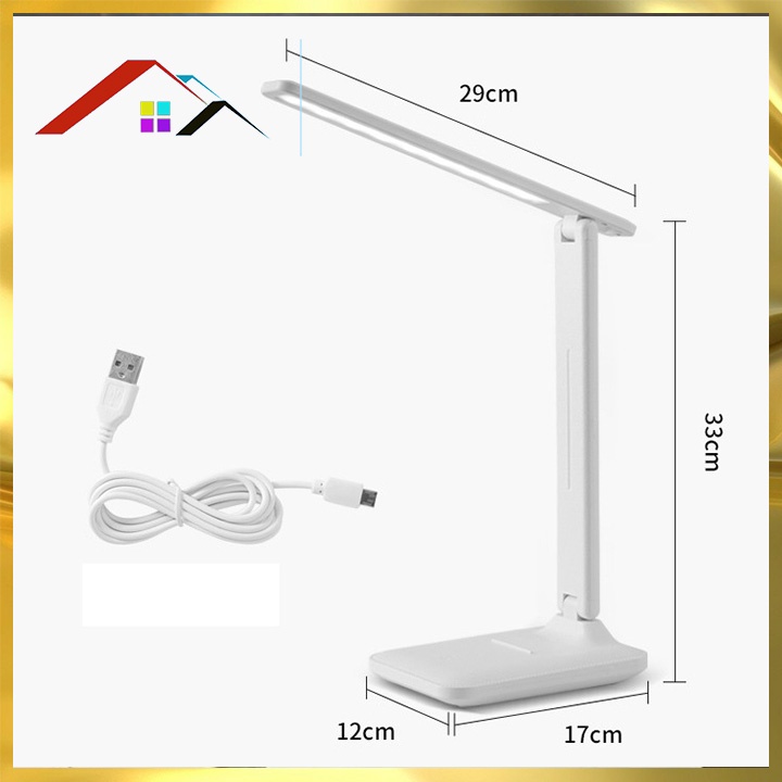 Đèn Led Để Bàn Học 868 Sạc USB Cao Cấp Chống Cận