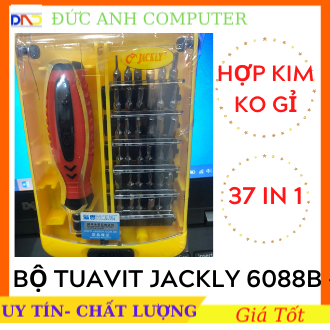 Bộ vít Jackly JK 6088-B (37 in 1)- Hãng Phân Phối- 37 món- Loại Tốt- Mở Được Tất Cả Các Loại Ốc Phổ Biến