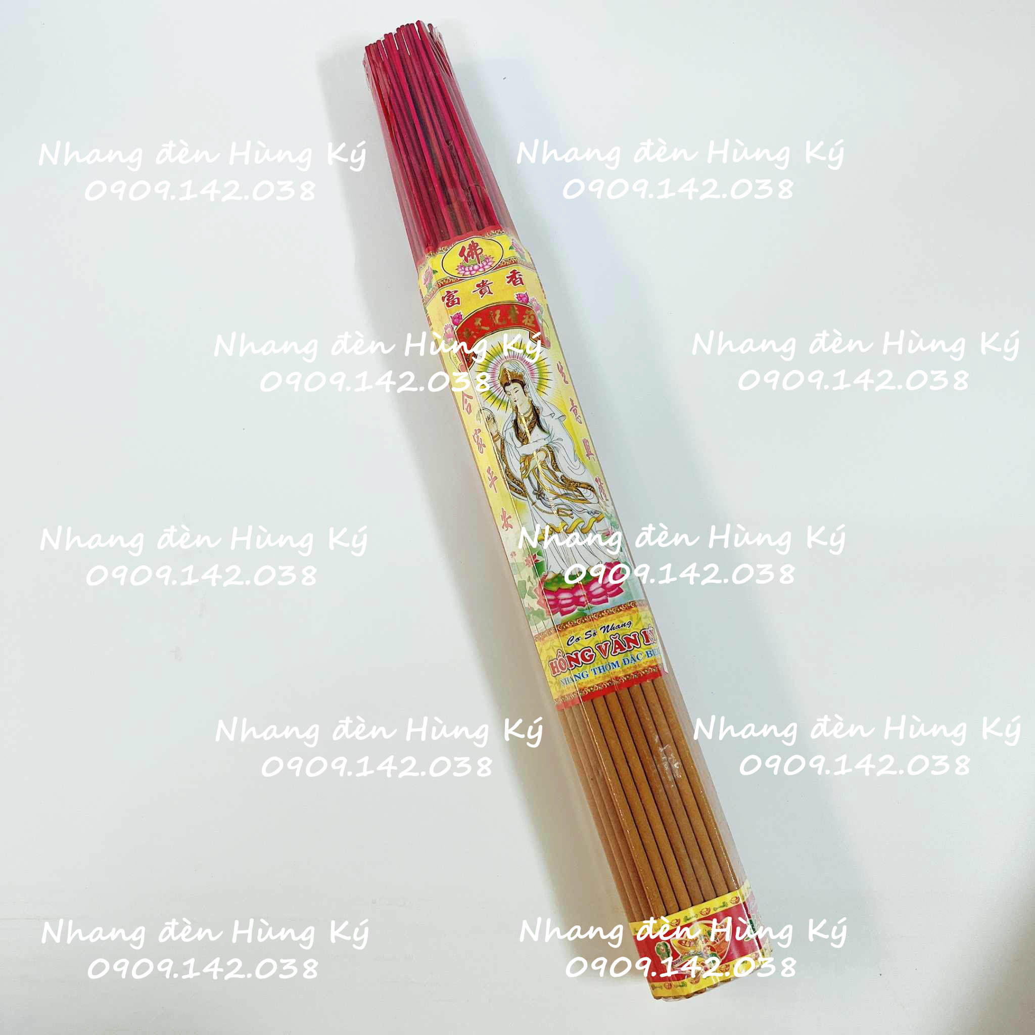 Nhang đũa (xào) thơm hiệu phật bà 6 tấc khoảng 64cây