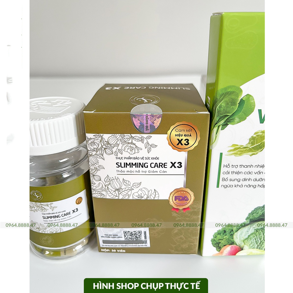 Viên Thảo Mộc Giảm cân Slimming Care X3