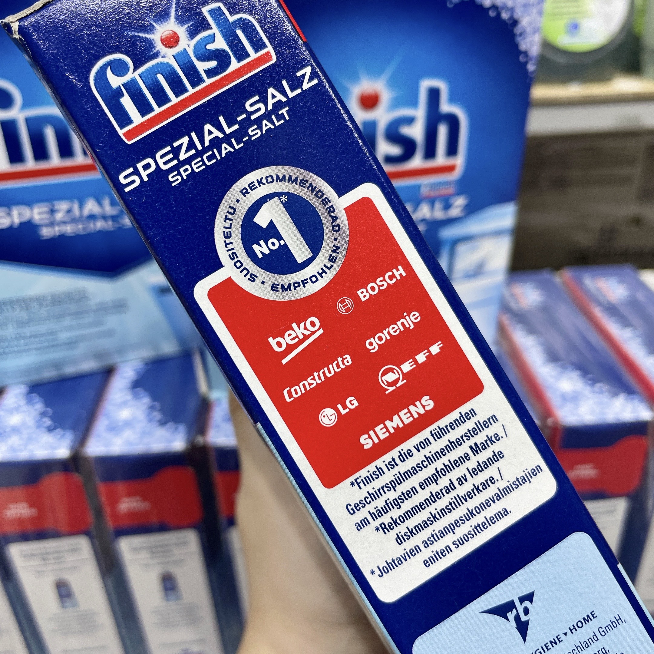 MUỐI RỬA BÁT Finish - KHÔNG THỂ THIẾU CHO MÁY RỬA BÁT