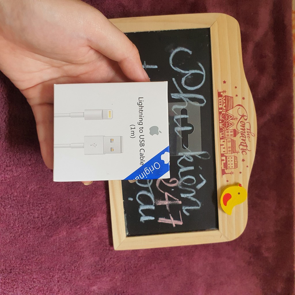 [HCM]CÁP SẠC ZIN IPHONE 1M LIGHTNING CHÍNH HÃNG APPLE